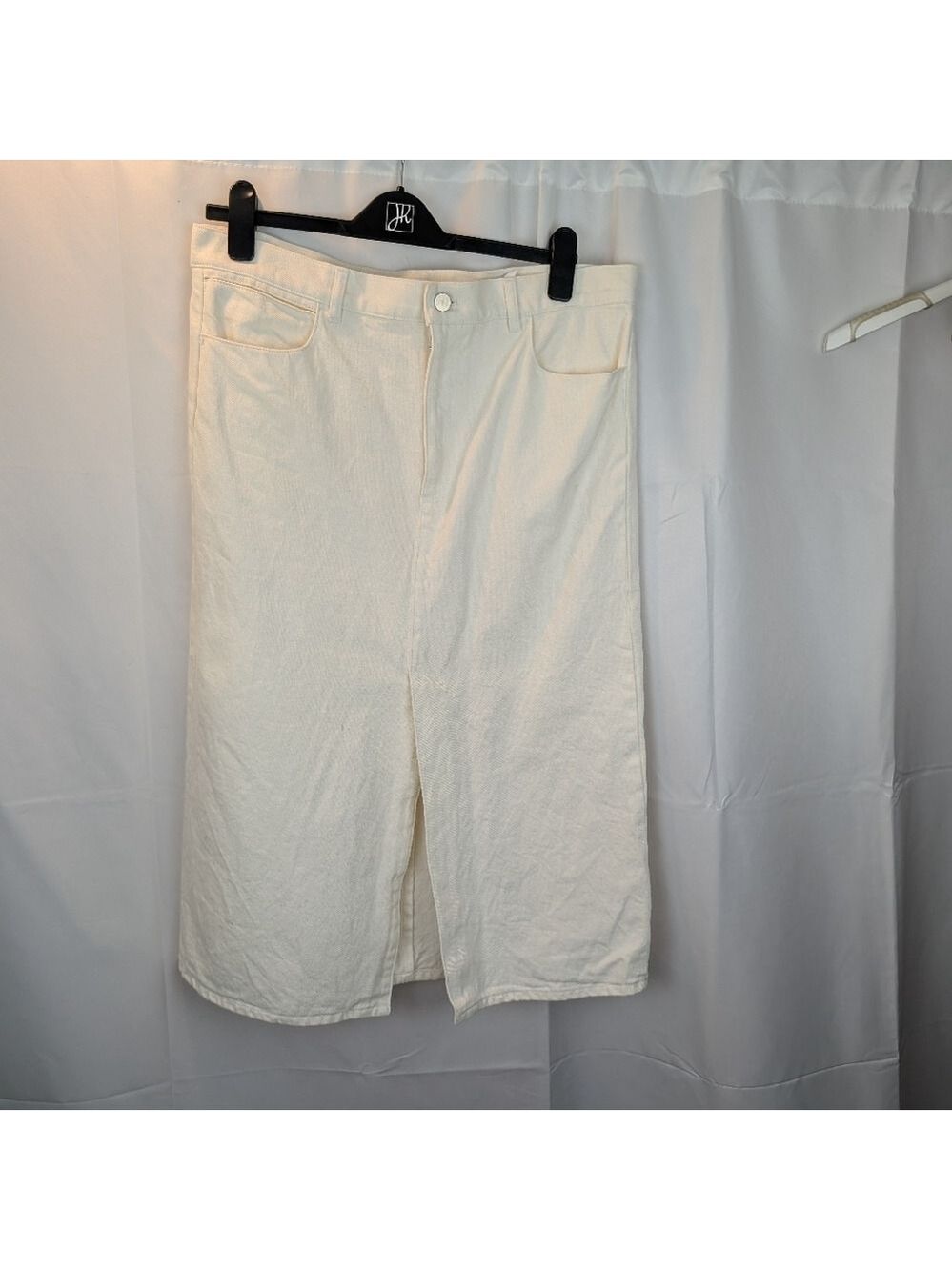 COS denim off-white denim skirt size 12 in EUC